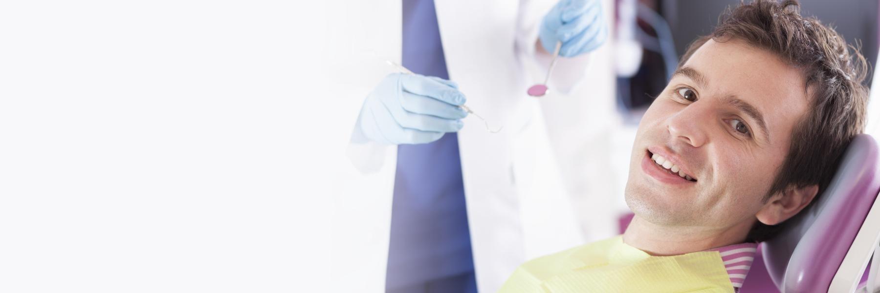 man at the dentist in highgate hill qld